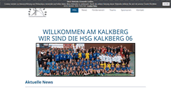 Desktop Screenshot of hsgkalkberg06.de